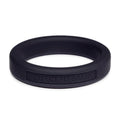 Classic Silicone Medium Stretch Penis Ring 44mm Black, featuring a soft and comfy design for superior performance, silicone penis ring 44mm.
