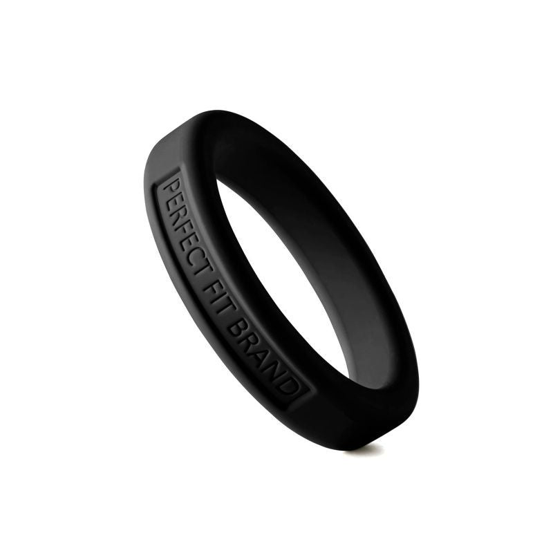 Classic Silicone Medium Stretch Penis Ring 44mm Black, a sleek silicone penis ring 44mm for comfort and enhanced performance.