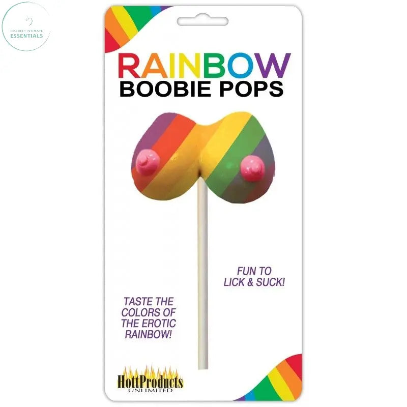 Affordable quality Rainbow Boobie Candy Pop  from Hott Products by Discreet Intimate Essentials with Discreet Delivery 