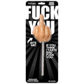 Fuck You Finger Fucker Lollipop in butterscotch flavor with unique finger design, perfect for adult novelty fun.