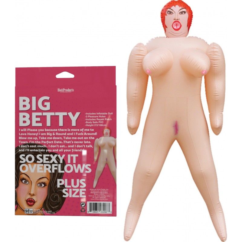 Affordable quality Big Betty Inflatable Doll  from Hott Products by Discreet Intimate Essentials with Discreet Delivery 