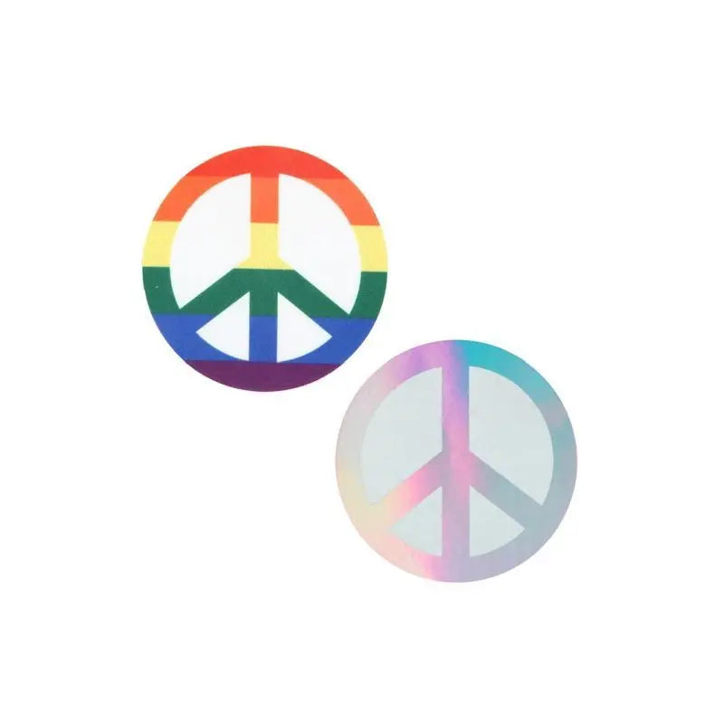 Pride Peace Sign Pasties Peekaboo Pasties Discreet Intimate Essentials.
