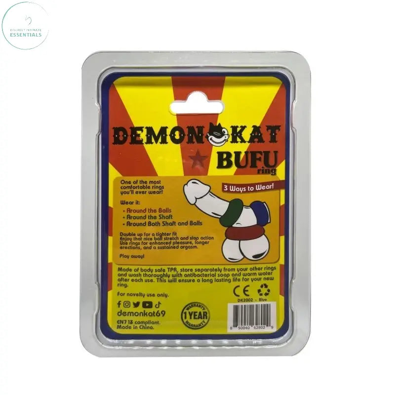 Affordable quality BuFu Ring Blue  from Demon Kat by Discreet Intimate Essentials with Discreet Delivery 