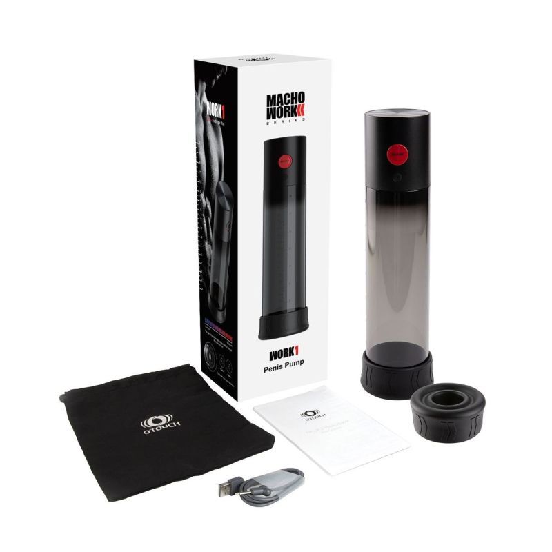 OTOUCH MACHO WORK 1 luxury penis pump with box, accessories and instruction manual.