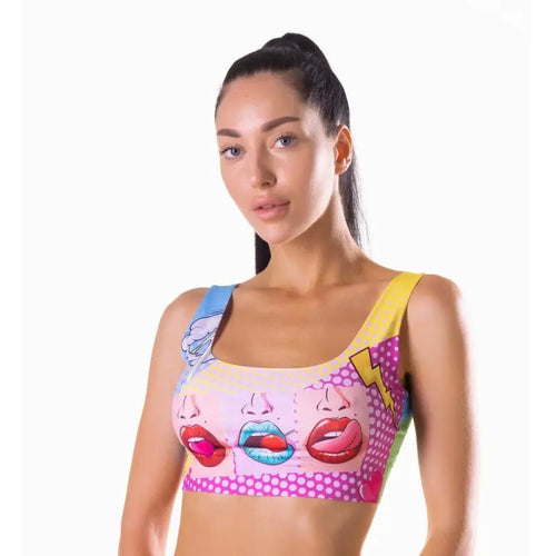 Comics Hot Crop Top Mememe Lingerie Discreet Intimate Essentials.