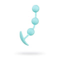 ToDo Triplex Anal Plug in teal silicone, ideal anal plug for beginners with comfortable pointed tip.