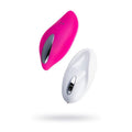 JOS Rumba Wearable Vibrator in hot pink and white, a wearable remote control vibrator for sensual enjoyment.