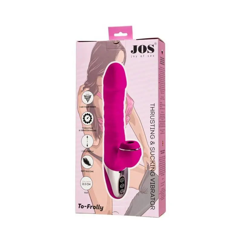 JOS To-Frolly Thrusting and Sucking Vibrator JOS Discreet Intimate Essentials.