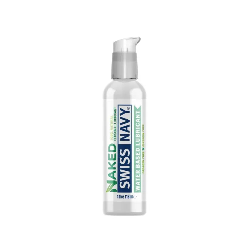 Swiss Navy All Natural Water Based Glide 4oz/118ml Swiss Navy Discreet Intimate Essentials.