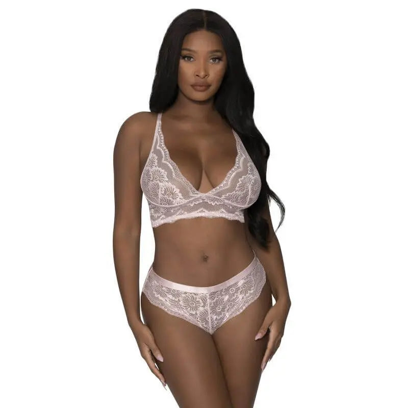 Lace Cami and Short Set Exposed Lingerie Discreet Intimate Essentials.