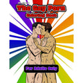 Cover of The Gay Porn Colouring Book featuring two men embracing, labeled For Adults Only.