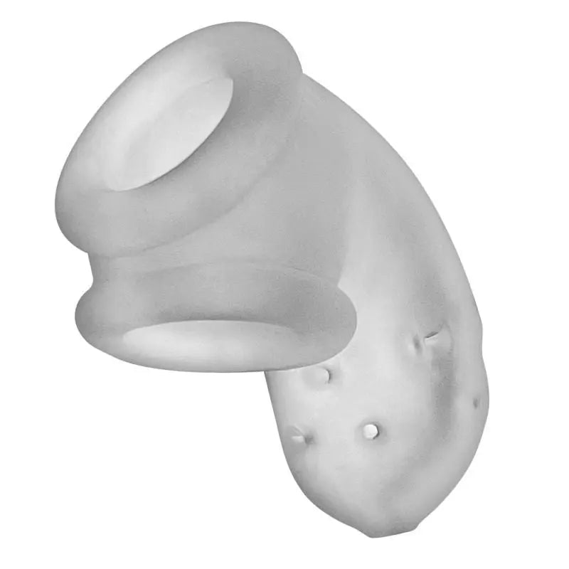 Airlock Air-Lite Vented Chastity Clear Ice OxBalls Discreet Intimate Essentials.