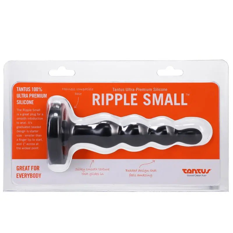 Ripple Small Onyx Tantus Discreet Intimate Essentials.