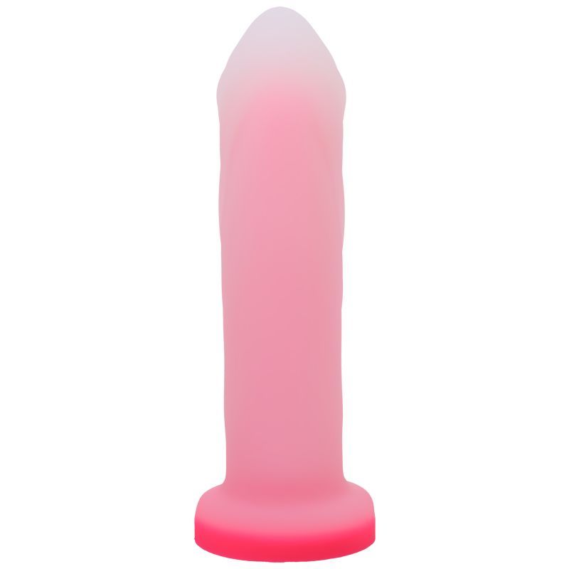 Cush Dual Density Dildo Rose Quartz with smooth curves designed for G-spot stimulation and maximum satisfaction.