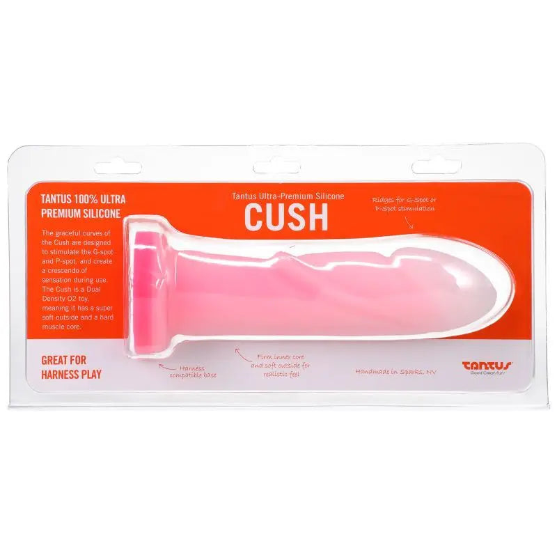 Cush Dual Density Dildo Rose Quartz Tantus Discreet Intimate Essentials.
