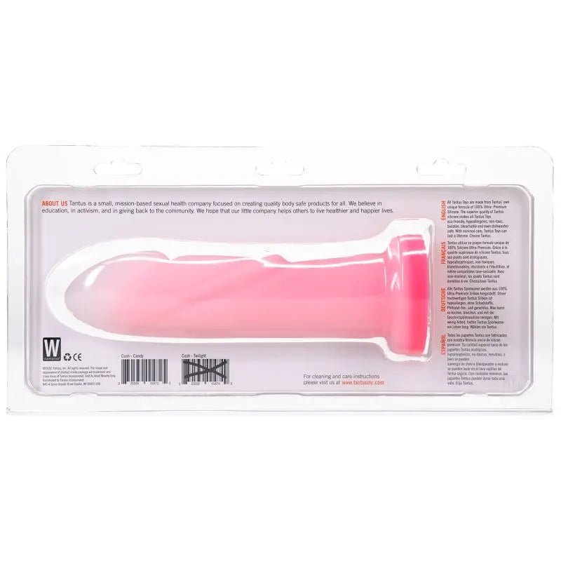 Cush Dual Density Dildo Rose Quartz Tantus Discreet Intimate Essentials.