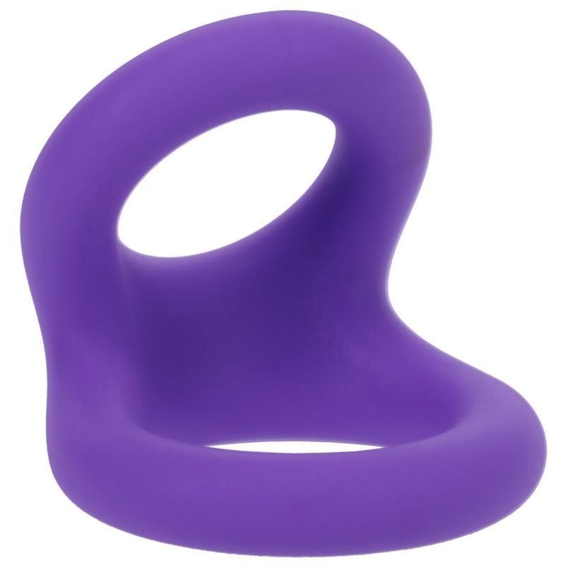 Uplift Silicone Cock Ring Lilac designed for enhanced support and comfort featuring soft, stretchable silicone.