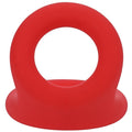 Uplift Silicone Cock Ring Crimson features soft, stretchable silicone for enhancing size and support.