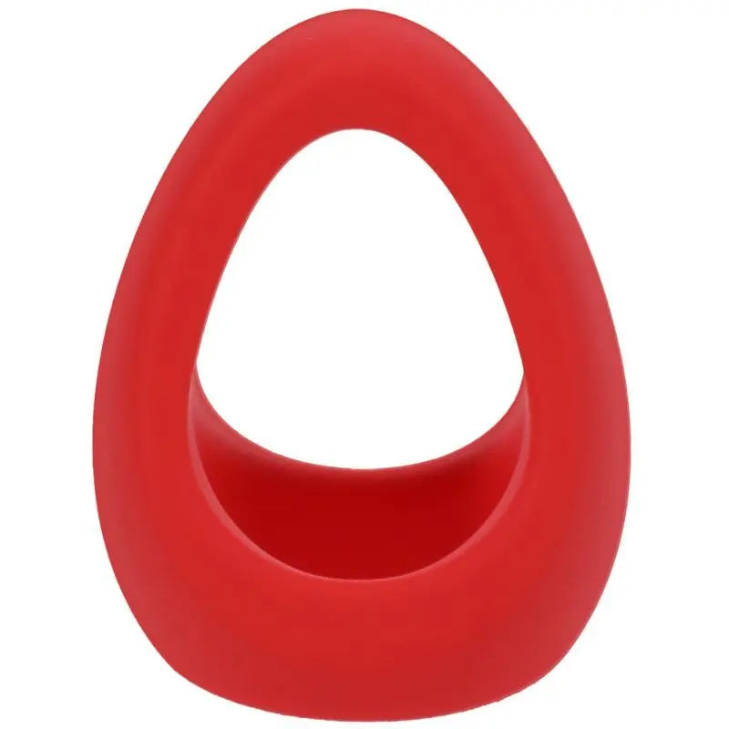 Stirrup Silicone Cock Ring Crimson Tantus Discreet Intimate Essentials.