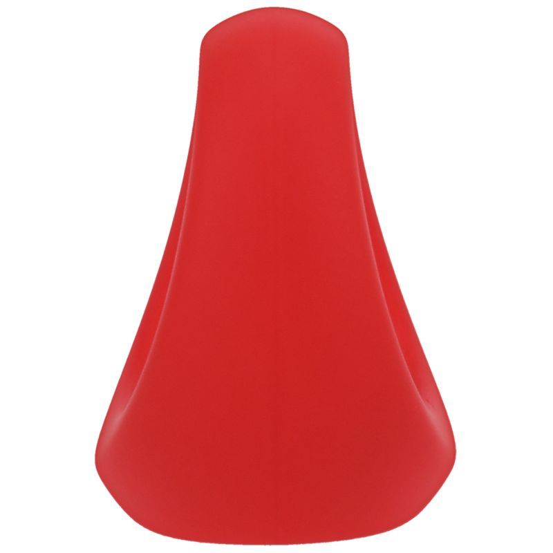 Stirrup Silicone Cock Ring Crimson designed for enhanced erections and improved performance, featuring soft, stretchable silicone.