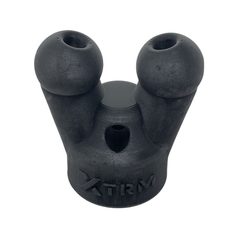 XTRM SNFFR double sniffing device featuring two-nose design for improved air circulation and comfort.