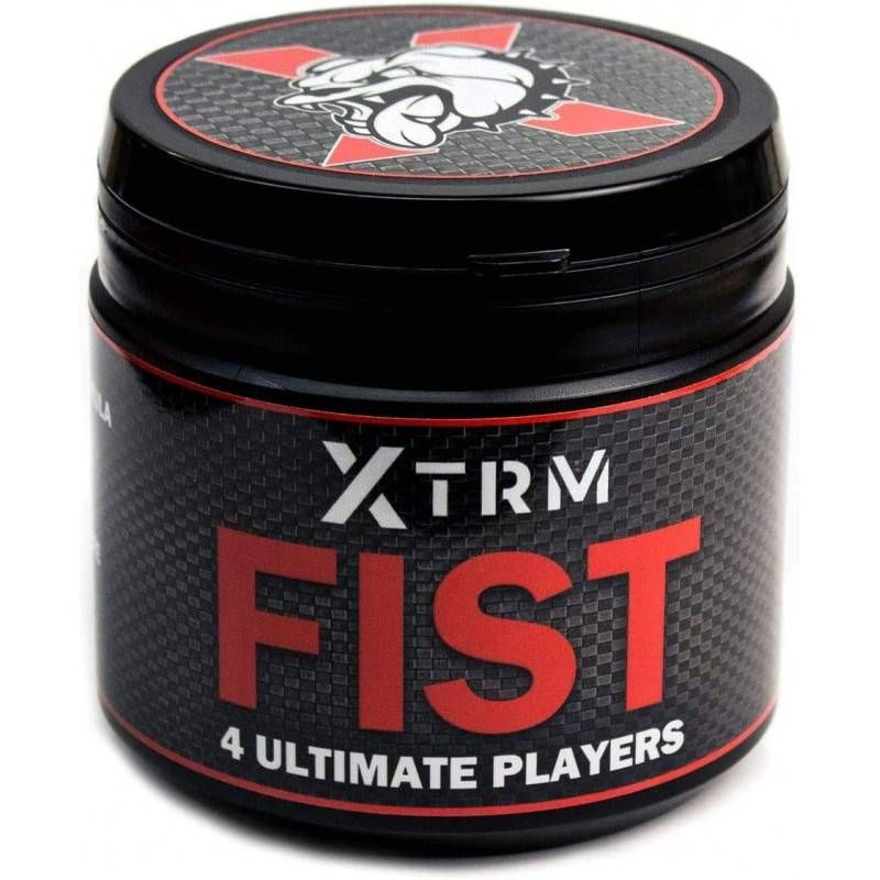 XTRM Fist Lube 500ml container with bold branding for ultimate players and sliding pleasure.