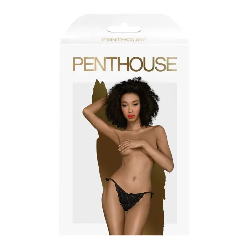 Too Hot To Be Real Panties Black Penthouse Discreet Intimate Essentials.