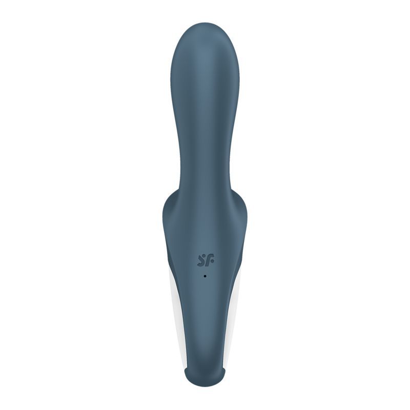 Satisfyer Air Pump Booty 2 dark grey, an inflatable anal vibrator designed for personalized enjoyment.