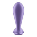 Satisfyer Intensity Plug Purple, a vibrating anal plug designed for intense stimulation and app control.