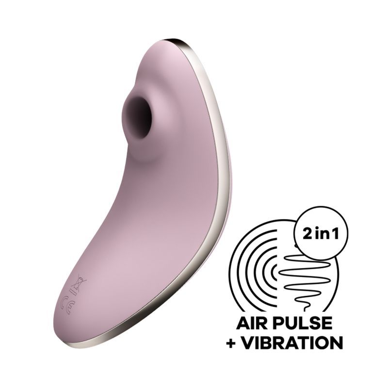 Satisfyer Vulva Lover 1 Violet, a clitoral stimulation vibrator designed for intense pleasure and comfort.