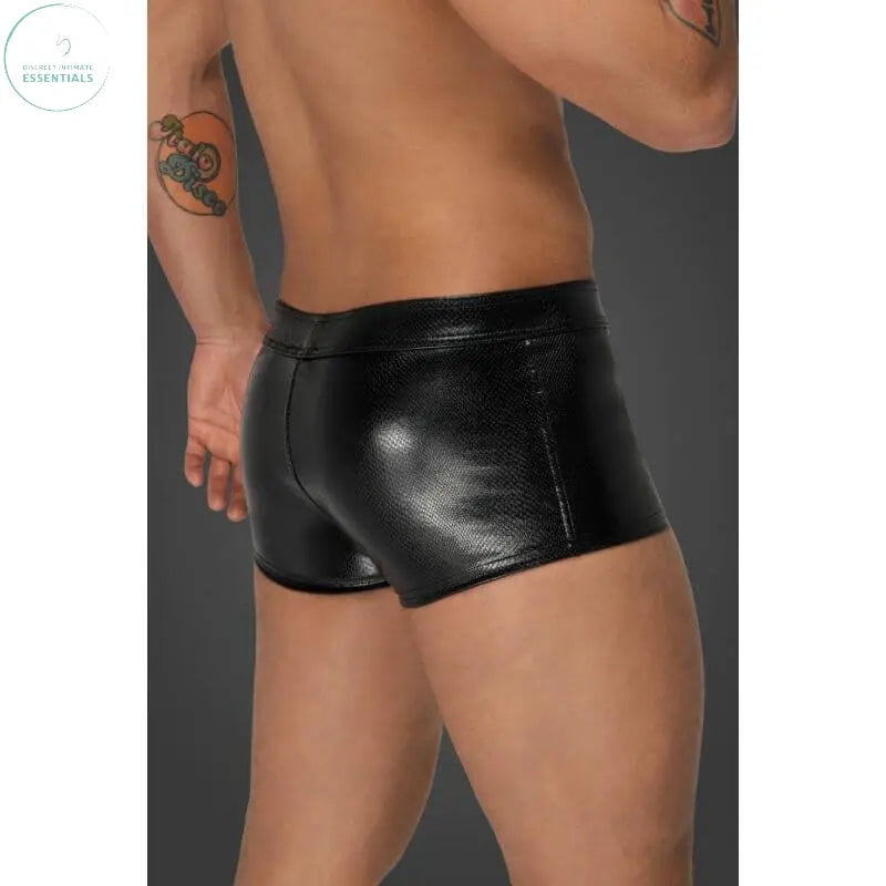 Affordable quality Snake Wetlook Short Shorts  from Noir by Discreet Intimate Essentials with Discreet Delivery 