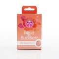 Packaging of the Rose Purrz vibrator by Skins Rose Buddies, featuring floral design and vibrant colors.