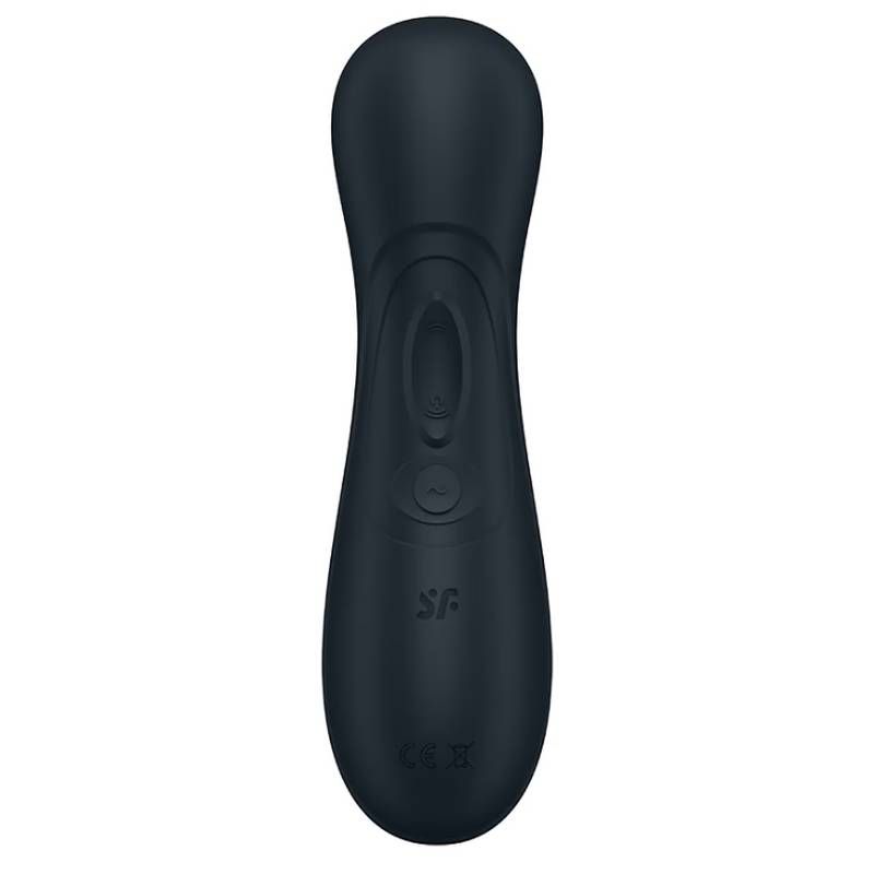 Satisfyer Pro 2 Gen 3 Clitoral Stimulator Black with Liquid Air Technology for enhanced pleasure.