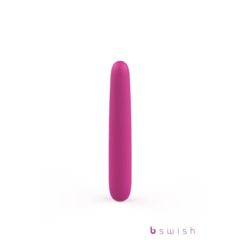 Silicone vibrating pleasure toy in bright pink color, sleek design perfect for intimate enjoyment.