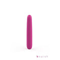 Silicone vibrating pleasure toy in bright pink color, sleek design perfect for intimate enjoyment.