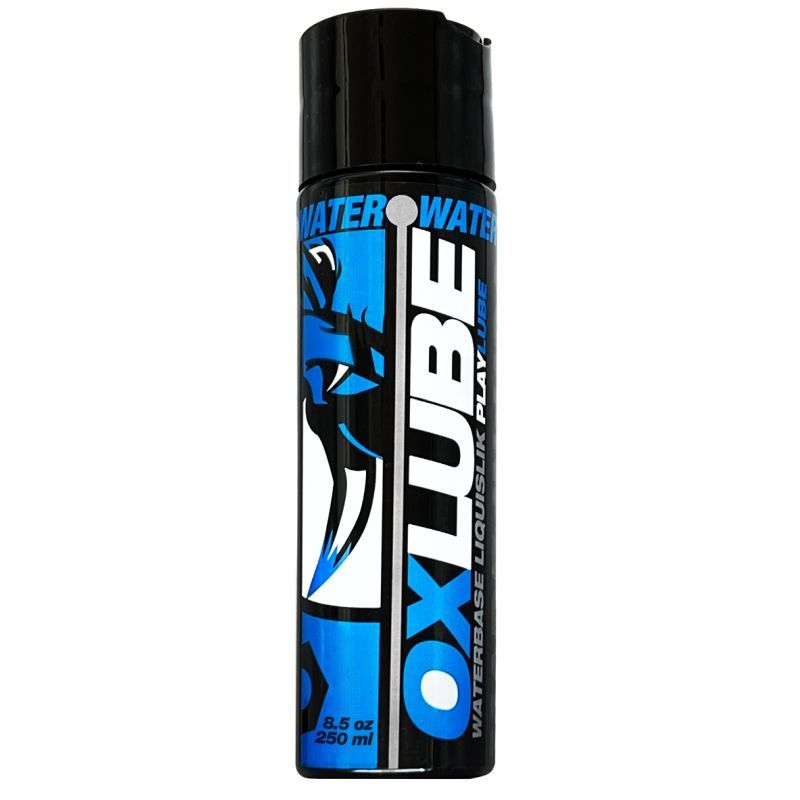 LIQUISLIK Waterbased OXLube 250ml bottle, the best waterbased personal lubricant for ultimate slickness.
