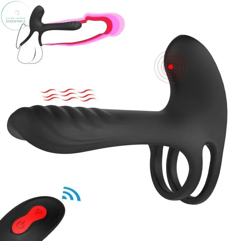 Affordable quality Frank Remote Control Vibrating Penis Shaft and Clit Stim Enhancer  from S-Hande by Discreet Intimate Essentials with Discreet Delivery 