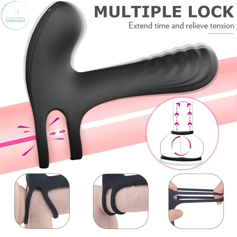 Affordable quality Frank Remote Control Vibrating Penis Shaft and Clit Stim Enhancer  from S-Hande by Discreet Intimate Essentials with Discreet Delivery 