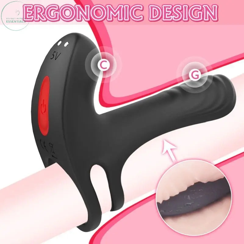 Affordable quality Frank Remote Control Vibrating Penis Shaft and Clit Stim Enhancer  from S-Hande by Discreet Intimate Essentials with Discreet Delivery 