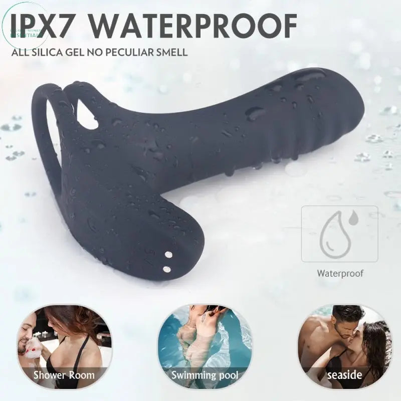 Affordable quality Frank Remote Control Vibrating Penis Shaft and Clit Stim Enhancer  from S-Hande by Discreet Intimate Essentials with Discreet Delivery 