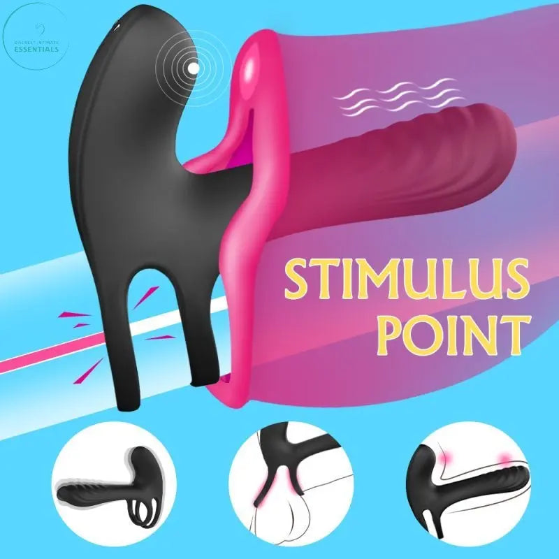 Affordable quality Frank Remote Control Vibrating Penis Shaft and Clit Stim Enhancer  from S-Hande by Discreet Intimate Essentials with Discreet Delivery 