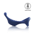 Underquaker vibrating anal probe with cockring, featuring a sleek design and remote control functionality.