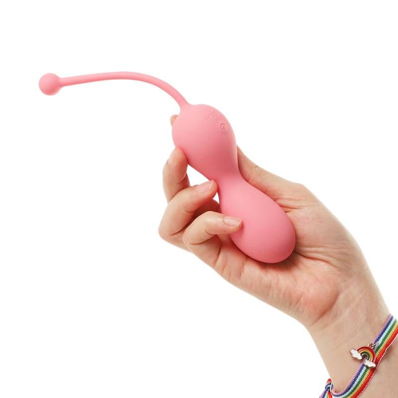Remote kegel balls designed for pelvic floor exercise and G-Spot stimulation, featured in soft silicone.