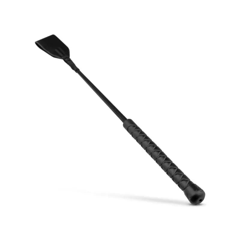 Faux Leather Crop Whip Black Bedroom Fantasies Discreet Intimate Essentials.