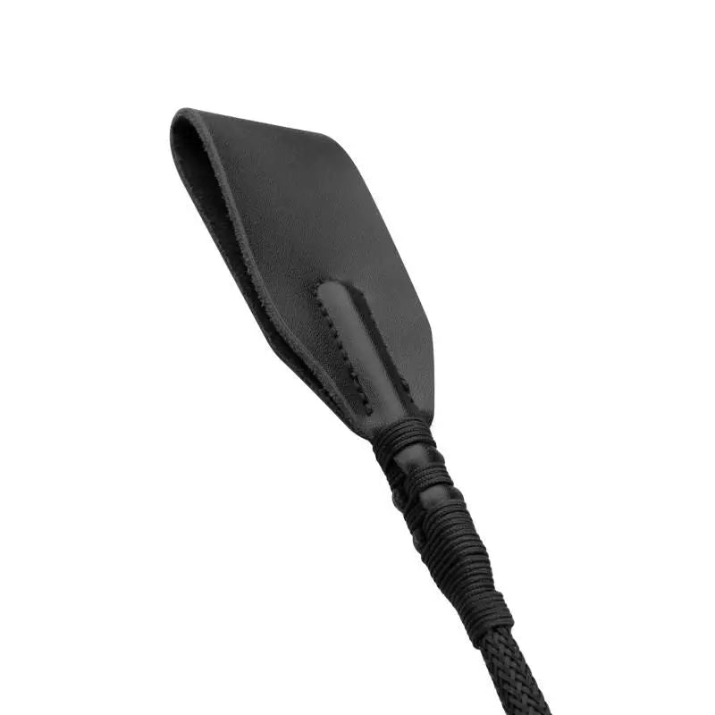 Faux Leather Crop Whip Black Bedroom Fantasies Discreet Intimate Essentials.