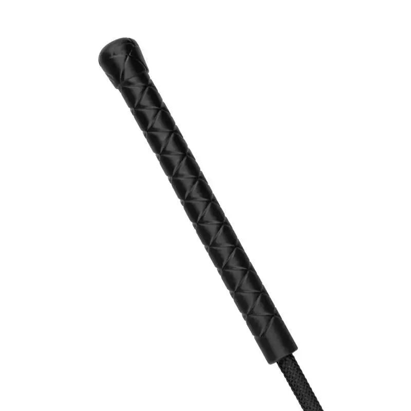 Faux Leather Crop Whip Black Bedroom Fantasies Discreet Intimate Essentials.