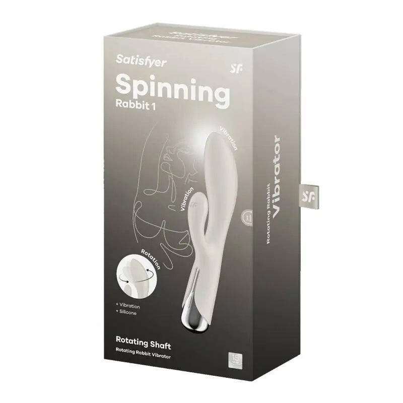 Satisfyer Spinning Rabbit 1 Beige Satisfyer Discreet Intimate Essentials.
