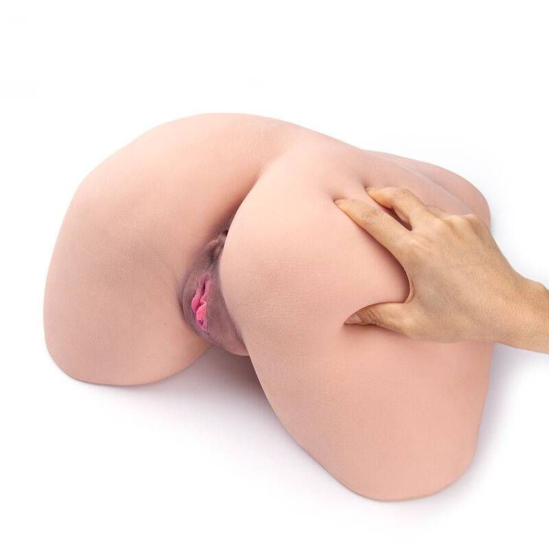 Realistic doggy style masturbation torso with large butt and detailed anatomy for enhanced pleasure.