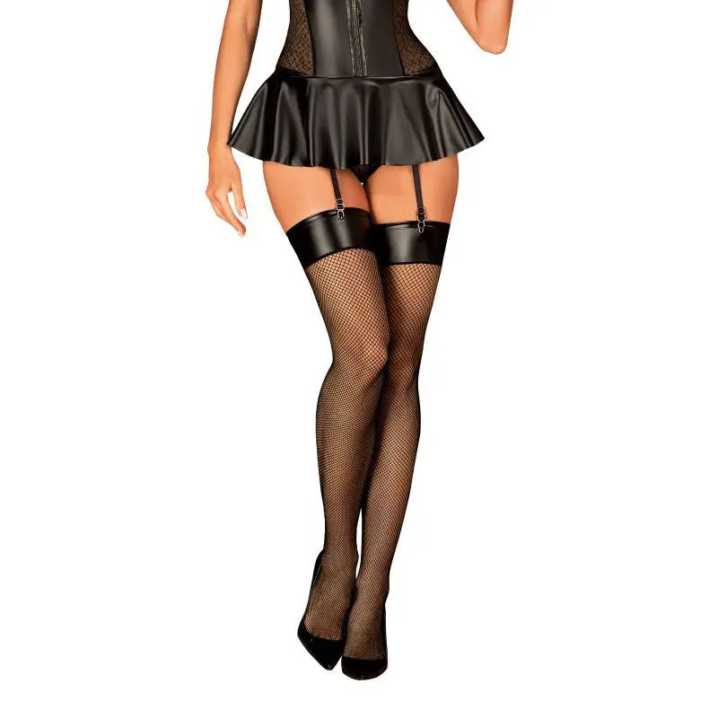 Darkessia Stockings Black Obsessive Discreet Intimate Essentials.