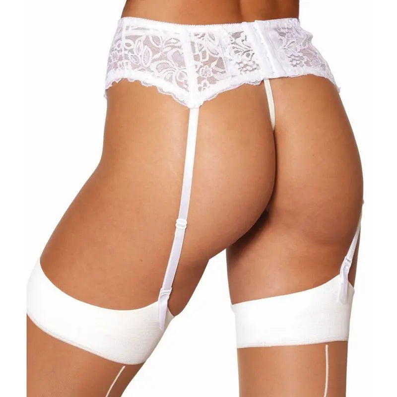 Dreamgirl Lace Garter Belt Black Dreamgirl Discreet Intimate Essentials.